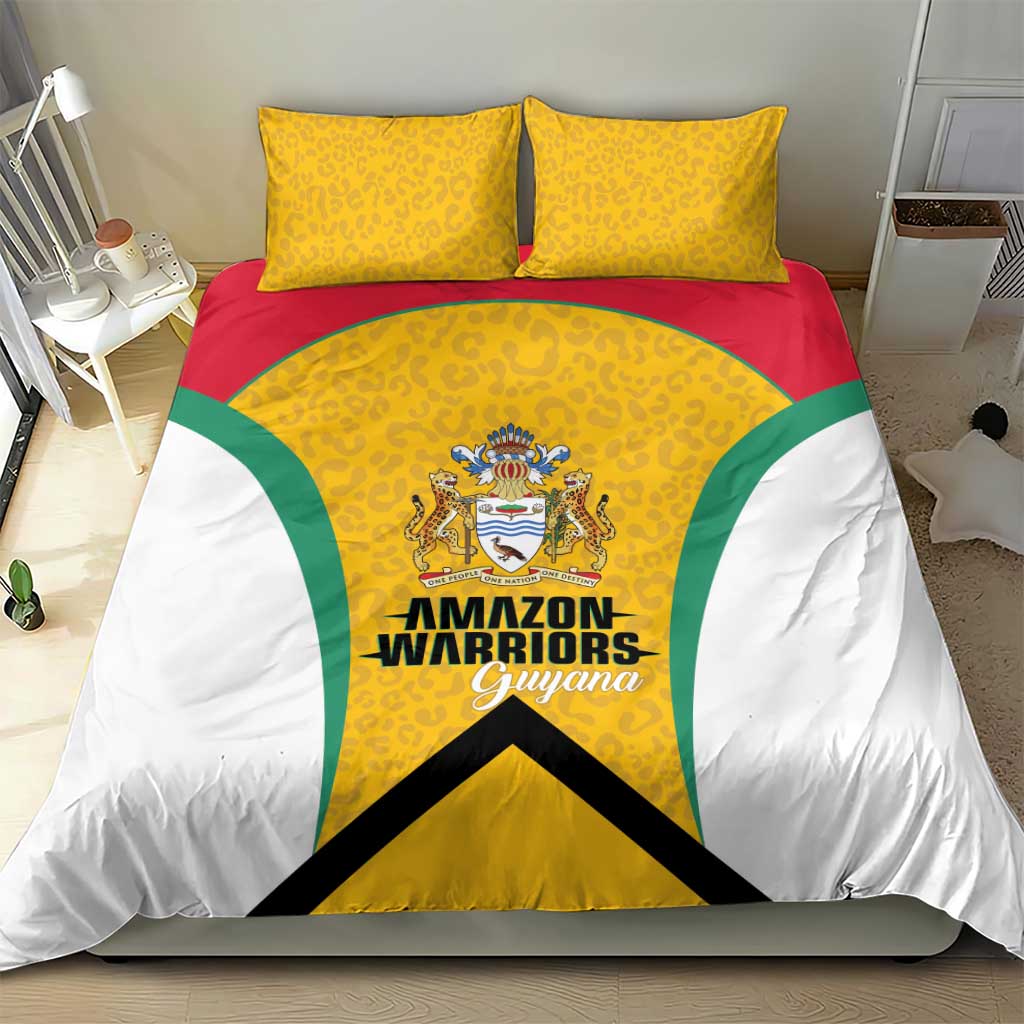 Guyana Cricket Bedding Set Amazon Warriors Est 2013 Version - Wonder Print Shop
