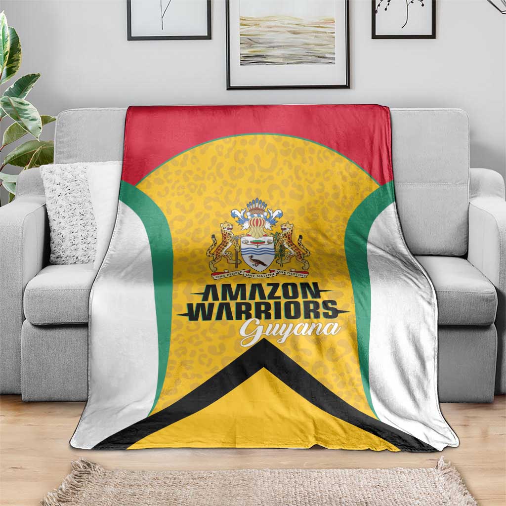 Guyana Cricket Blanket Amazon Warriors Est 2013 Version - Wonder Print Shop