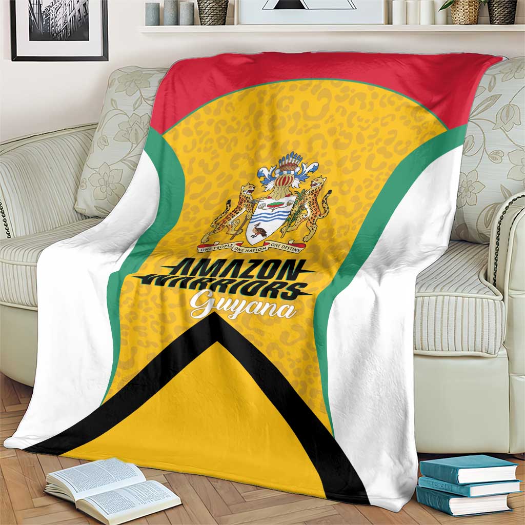 Guyana Cricket Blanket Amazon Warriors Est 2013 Version - Wonder Print Shop