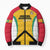 Guyana Cricket Custom Bomber Puffer Jacket Amazon Warriors Est 2013 Version - Wonder Print Shop
