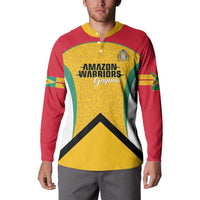 Guyana Cricket Custom Button Sweatshirt Amazon Warriors Est 2013 Version - Wonder Print Shop