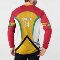 Guyana Cricket Custom Button Sweatshirt Amazon Warriors Est 2013 Version - Wonder Print Shop