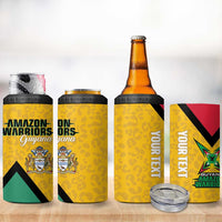 Guyana Cricket Custom 4 in 1 Can Cooler Tumbler Amazon Warriors Est 2013 Version - Wonder Print Shop