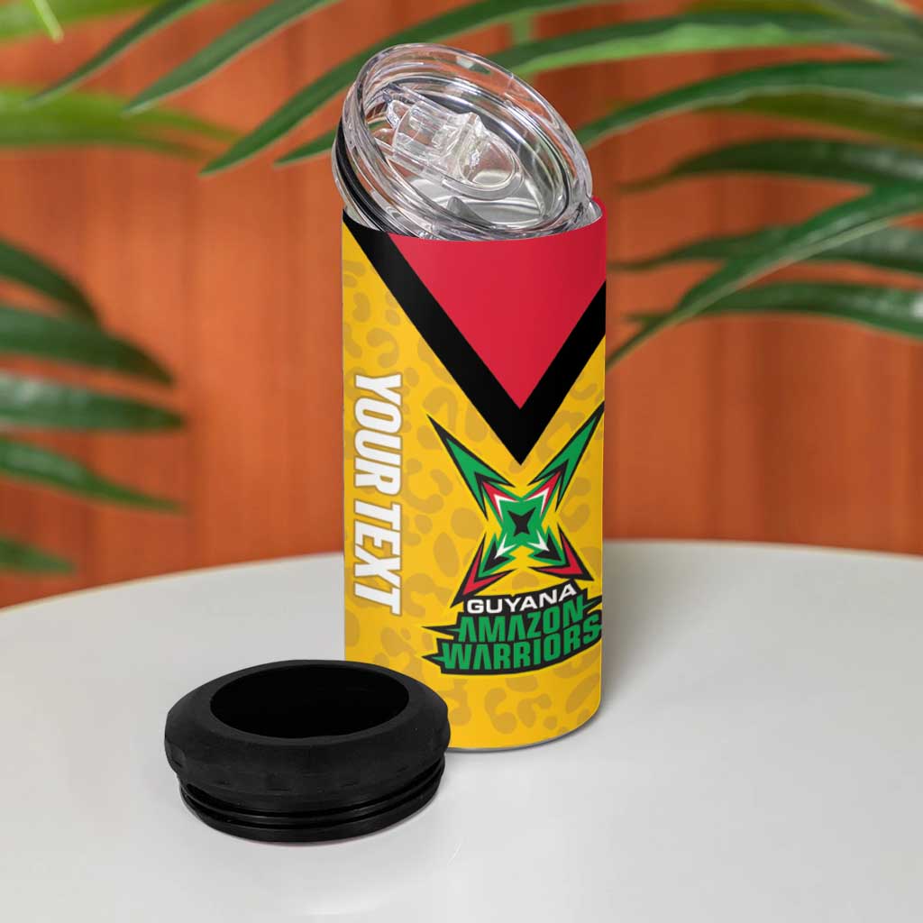 Guyana Cricket Custom 4 in 1 Can Cooler Tumbler Amazon Warriors Est 2013 Version - Wonder Print Shop