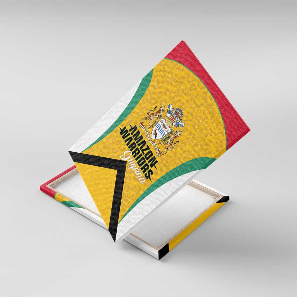 Guyana Cricket Canvas Wall Art Amazon Warriors Est 2013 Version - Wonder Print Shop
