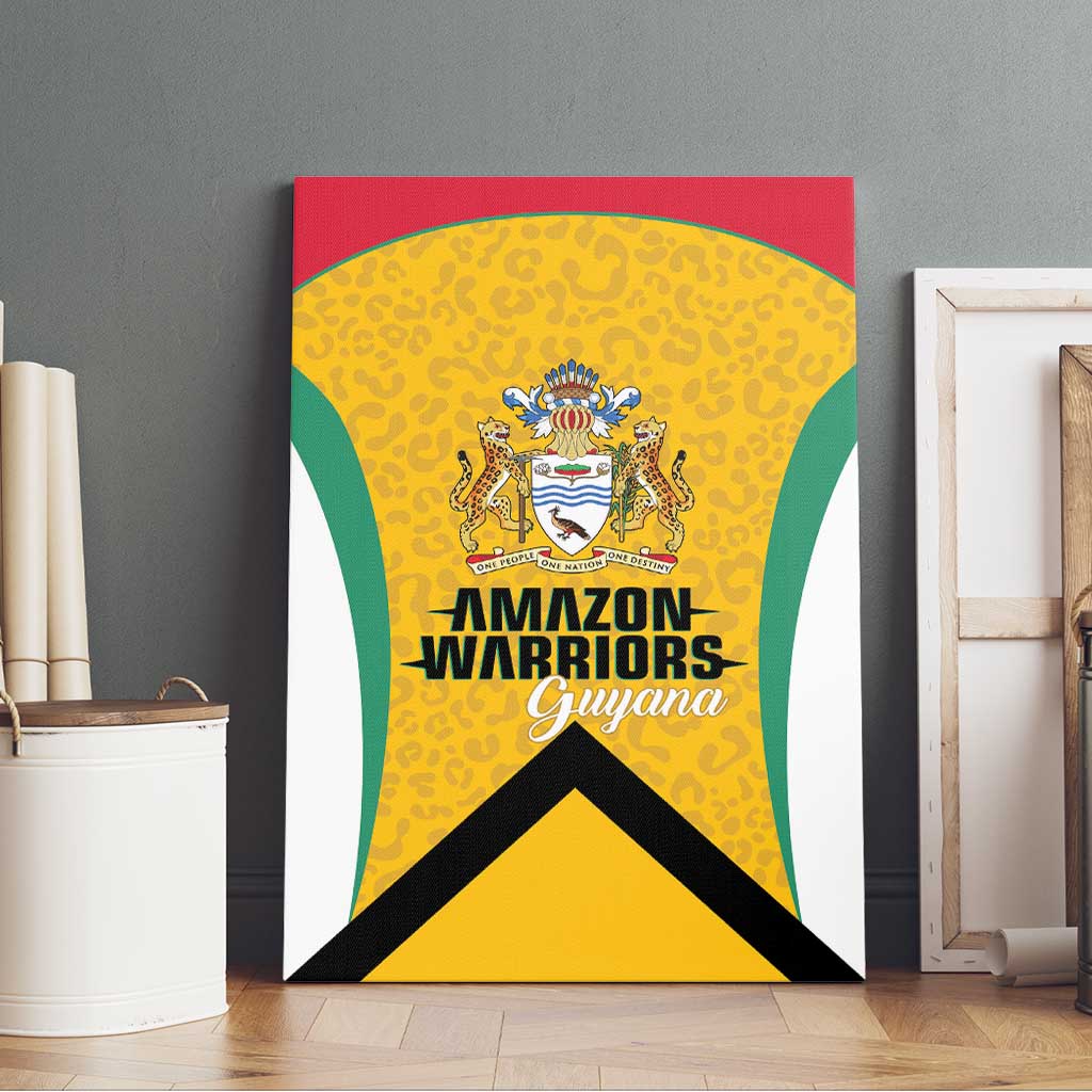 Guyana Cricket Canvas Wall Art Amazon Warriors Est 2013 Version - Wonder Print Shop