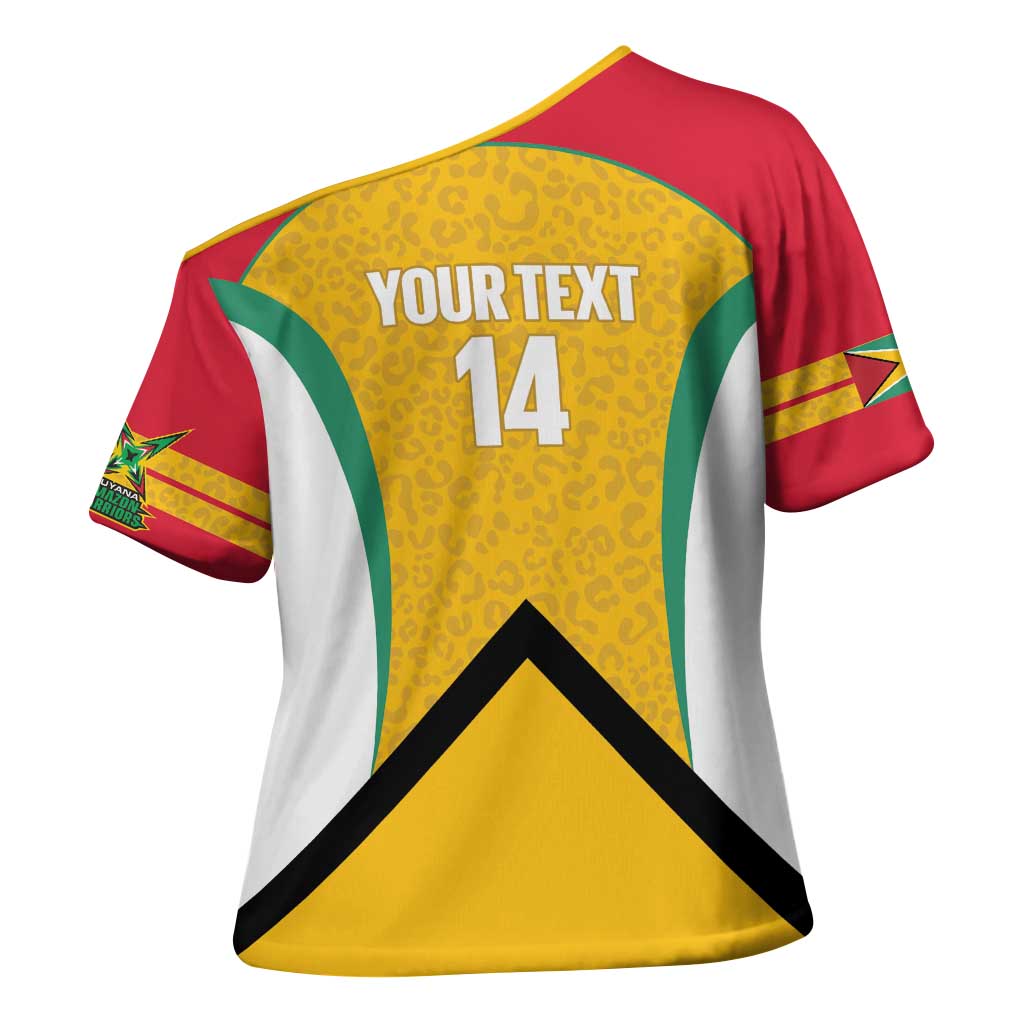 Guyana Cricket Custom Cross Shoulder Shirt Amazon Warriors Est 2013 Version - Wonder Print Shop