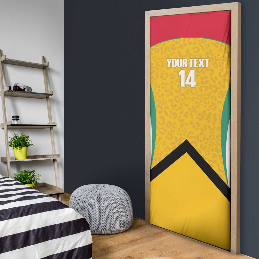 Guyana Cricket Door Cover Amazon Warriors Est 2013 Version - Wonder Print Shop