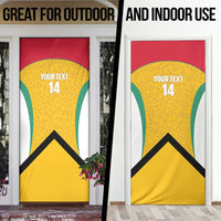 Guyana Cricket Door Cover Amazon Warriors Est 2013 Version - Wonder Print Shop