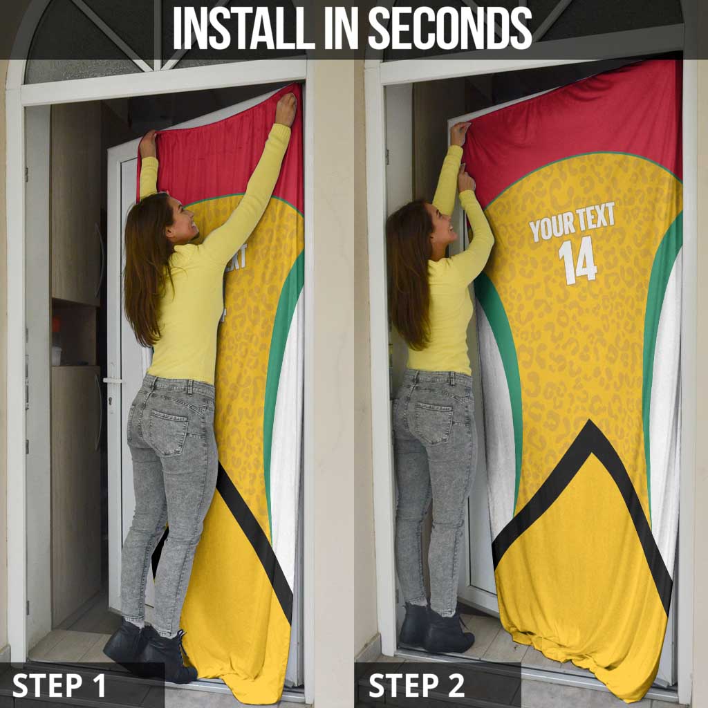 Guyana Cricket Door Cover Amazon Warriors Est 2013 Version - Wonder Print Shop