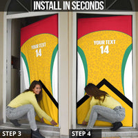 Guyana Cricket Door Cover Amazon Warriors Est 2013 Version - Wonder Print Shop
