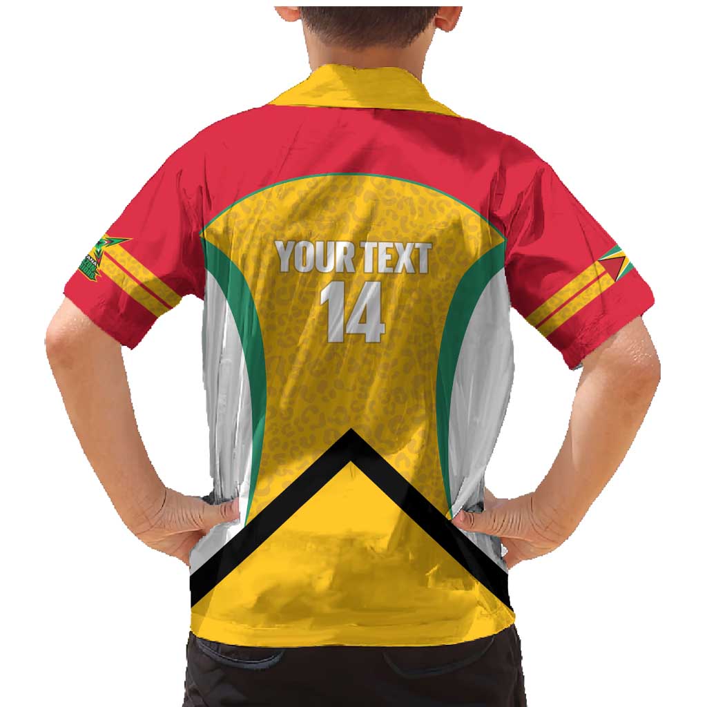 Guyana Cricket Custom Family Matching Mermaid Dress and Hawaiian Shirt Amazon Warriors Est 2013 Version - Wonder Print Shop