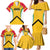 Guyana Cricket Custom Family Matching Mermaid Dress and Hawaiian Shirt Amazon Warriors Est 2013 Version - Wonder Print Shop
