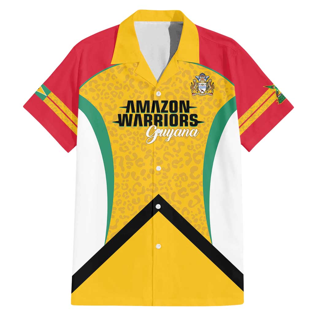 Guyana Cricket Custom Family Matching Mermaid Dress and Hawaiian Shirt Amazon Warriors Est 2013 Version - Wonder Print Shop