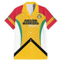Guyana Cricket Custom Family Matching Mermaid Dress and Hawaiian Shirt Amazon Warriors Est 2013 Version - Wonder Print Shop
