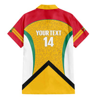 Guyana Cricket Custom Family Matching Mermaid Dress and Hawaiian Shirt Amazon Warriors Est 2013 Version - Wonder Print Shop