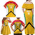 Guyana Cricket Custom Family Matching Off Shoulder Maxi Dress and Hawaiian Shirt Amazon Warriors Est 2013 Version - Wonder Print Shop