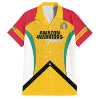 Guyana Cricket Custom Family Matching Short Sleeve Bodycon Dress and Hawaiian Shirt Amazon Warriors Est 2013 Version - Wonder Print Shop