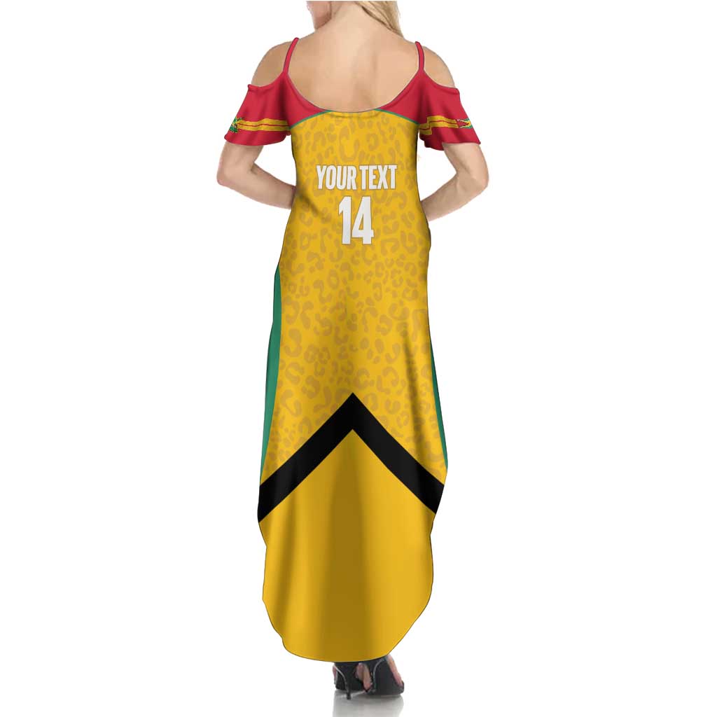 Guyana Cricket Custom Family Matching Summer Maxi Dress and Hawaiian Shirt Amazon Warriors Est 2013 Version - Wonder Print Shop