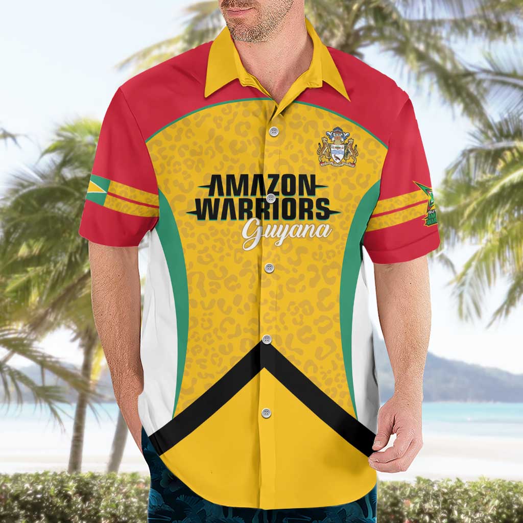 Guyana Cricket Custom Hawaiian Shirt Amazon Warriors Est 2013 Version - Wonder Print Shop