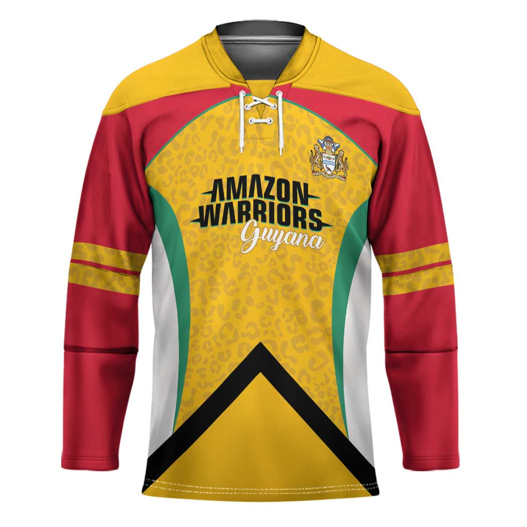 Guyana Cricket Custom Hockey Jersey Amazon Warriors Est 2013 Version - Wonder Print Shop
