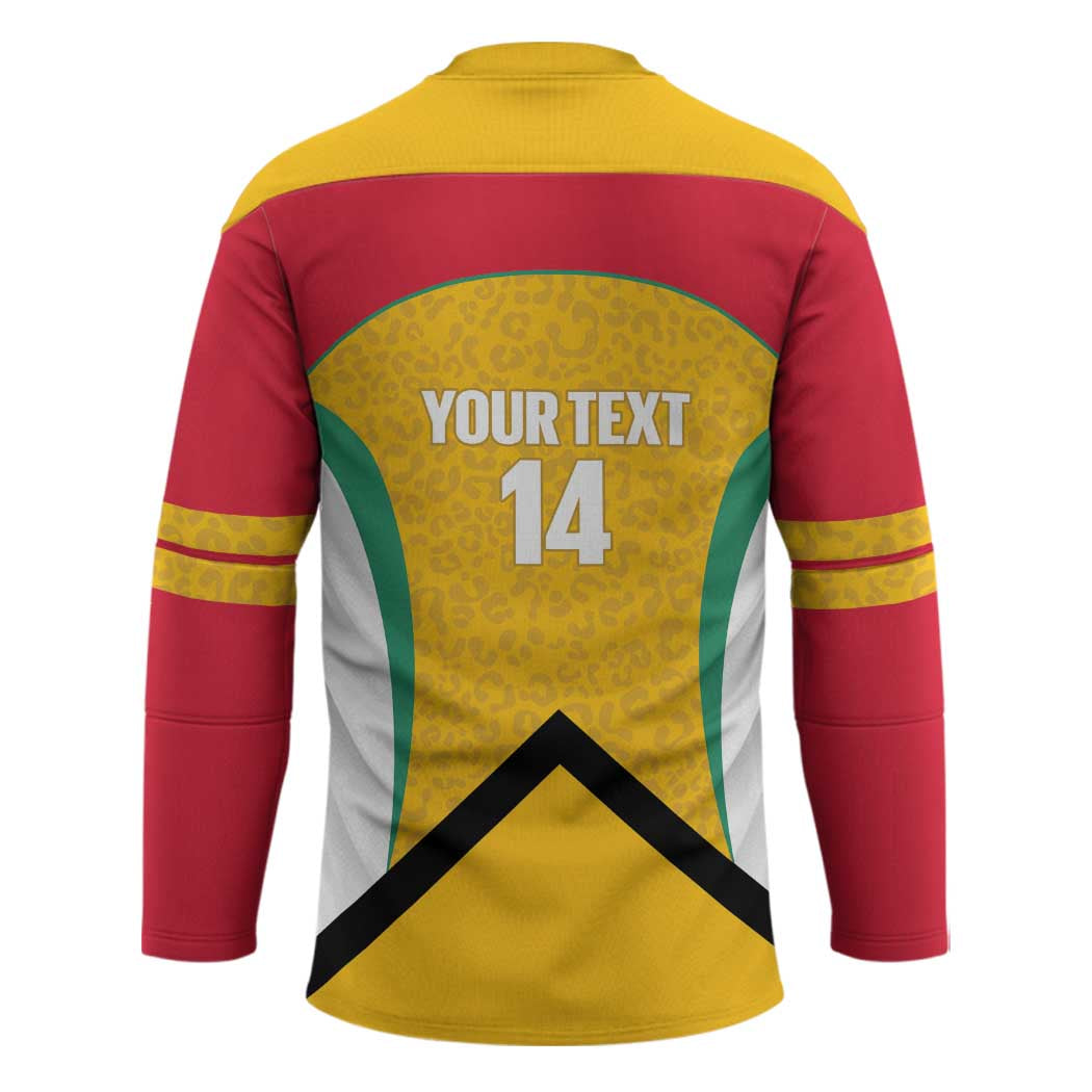 Guyana Cricket Custom Hockey Jersey Amazon Warriors Est 2013 Version - Wonder Print Shop