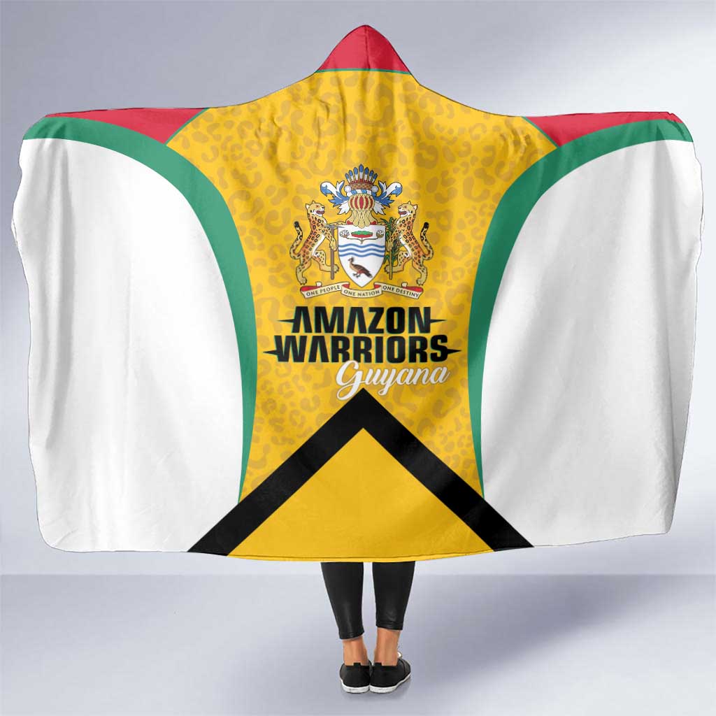 Guyana Cricket Hooded Blanket Amazon Warriors Est 2013 Version - Wonder Print Shop