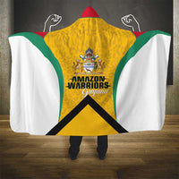 Guyana Cricket Hooded Blanket Amazon Warriors Est 2013 Version - Wonder Print Shop