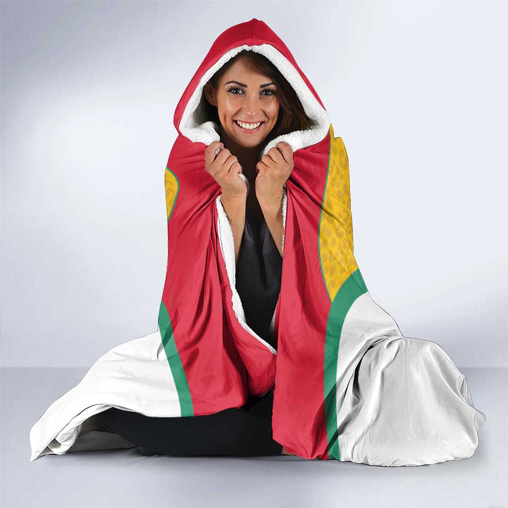 Guyana Cricket Hooded Blanket Amazon Warriors Est 2013 Version - Wonder Print Shop