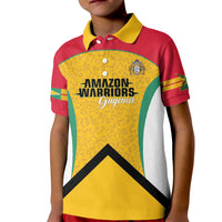 Guyana Cricket Custom Kid Polo Shirt Amazon Warriors Est 2013 Version - Wonder Print Shop
