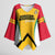 Guyana Cricket Custom Kimono Sleeve Blouse Amazon Warriors Est 2013 Version - Wonder Print Shop