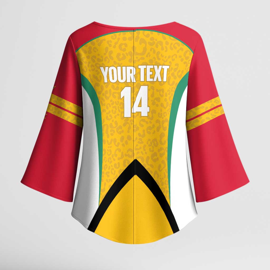 Guyana Cricket Custom Kimono Sleeve Blouse Amazon Warriors Est 2013 Version - Wonder Print Shop