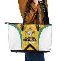 Guyana Cricket Leather Tote Bag Amazon Warriors Est 2013 Version - Wonder Print Shop