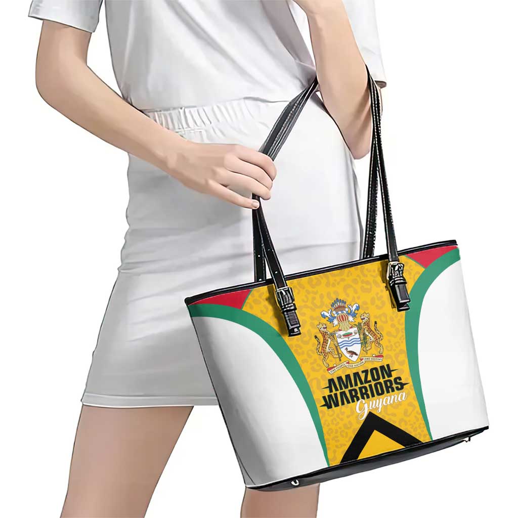 Guyana Cricket Leather Tote Bag Amazon Warriors Est 2013 Version - Wonder Print Shop