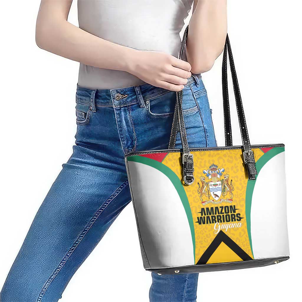 Guyana Cricket Leather Tote Bag Amazon Warriors Est 2013 Version - Wonder Print Shop