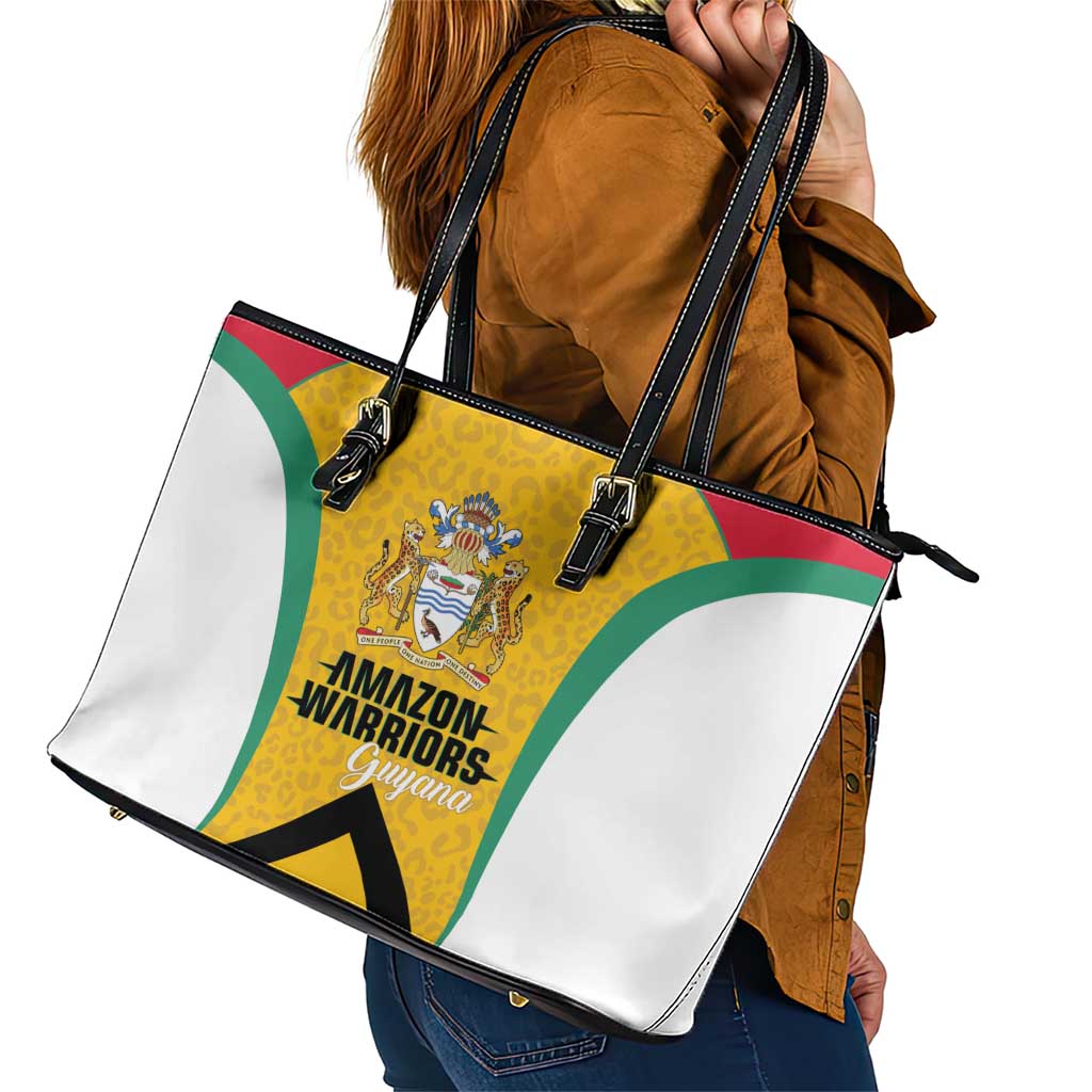 Guyana Cricket Leather Tote Bag Amazon Warriors Est 2013 Version - Wonder Print Shop