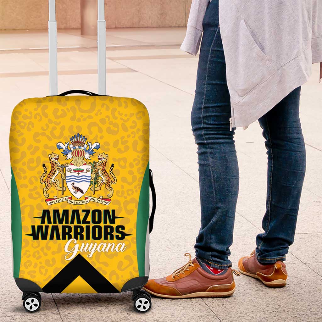 Guyana Cricket Luggage Cover Amazon Warriors Est 2013 Version - Wonder Print Shop