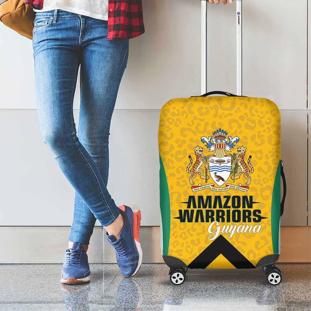 Guyana Cricket Luggage Cover Amazon Warriors Est 2013 Version - Wonder Print Shop