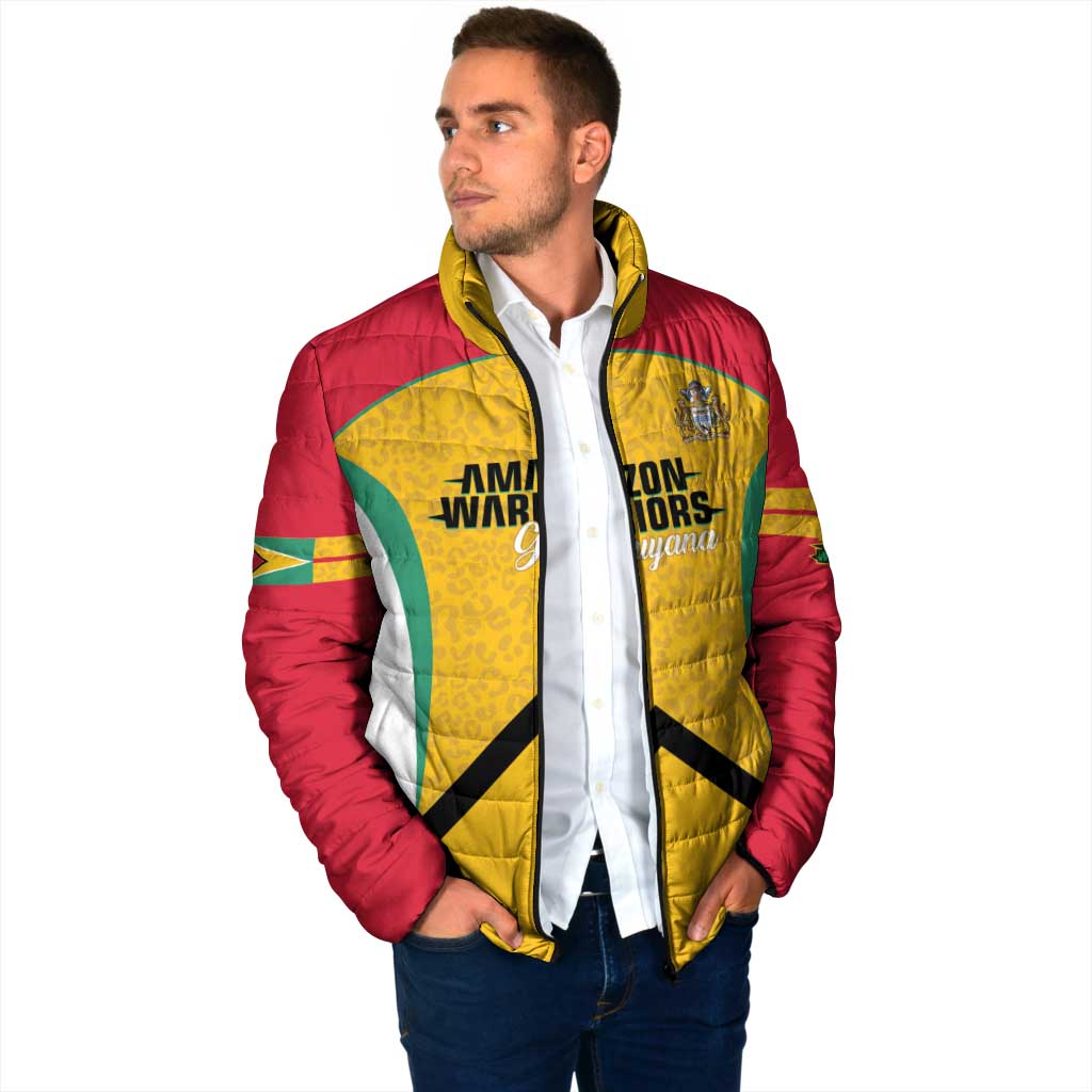 Guyana Cricket Custom Padded Jacket Amazon Warriors Est 2013 Version - Wonder Print Shop