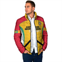Guyana Cricket Custom Padded Jacket Amazon Warriors Est 2013 Version - Wonder Print Shop