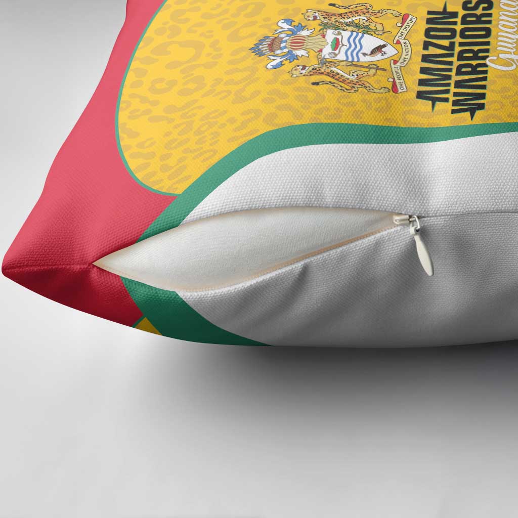 Guyana Cricket Pillow Cover Amazon Warriors Est 2013 Version - Wonder Print Shop