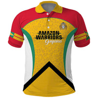 Guyana Cricket Custom Polo Shirt Amazon Warriors Est 2013 Version - Wonder Print Shop