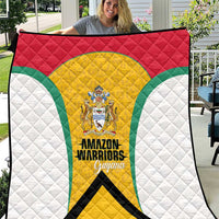 Guyana Cricket Quilt Amazon Warriors Est 2013 Version - Wonder Print Shop