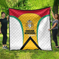 Guyana Cricket Quilt Amazon Warriors Est 2013 Version - Wonder Print Shop