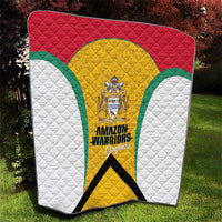 Guyana Cricket Quilt Amazon Warriors Est 2013 Version - Wonder Print Shop