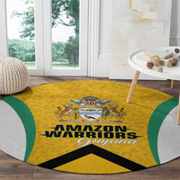 Guyana Cricket Round Carpet Amazon Warriors Est 2013 Version - Wonder Print Shop