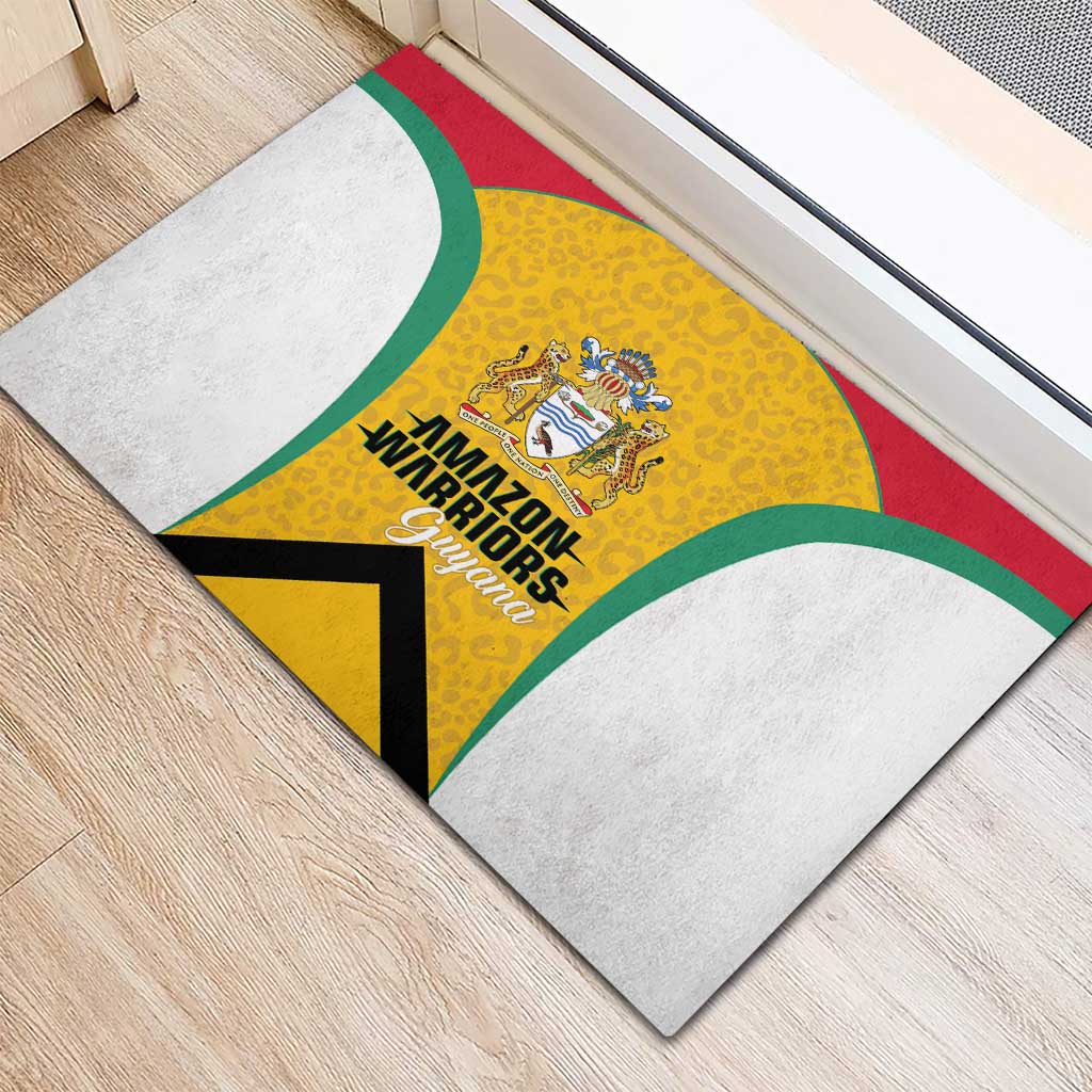 Guyana Cricket Rubber Doormat Amazon Warriors Est 2013 Version - Wonder Print Shop