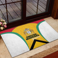 Guyana Cricket Rubber Doormat Amazon Warriors Est 2013 Version - Wonder Print Shop