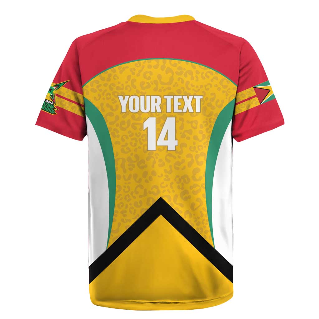 Guyana Cricket Custom Rugby Jersey Amazon Warriors Est 2013 Version - Wonder Print Shop