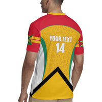 Guyana Cricket Custom Rugby Jersey Amazon Warriors Est 2013 Version - Wonder Print Shop